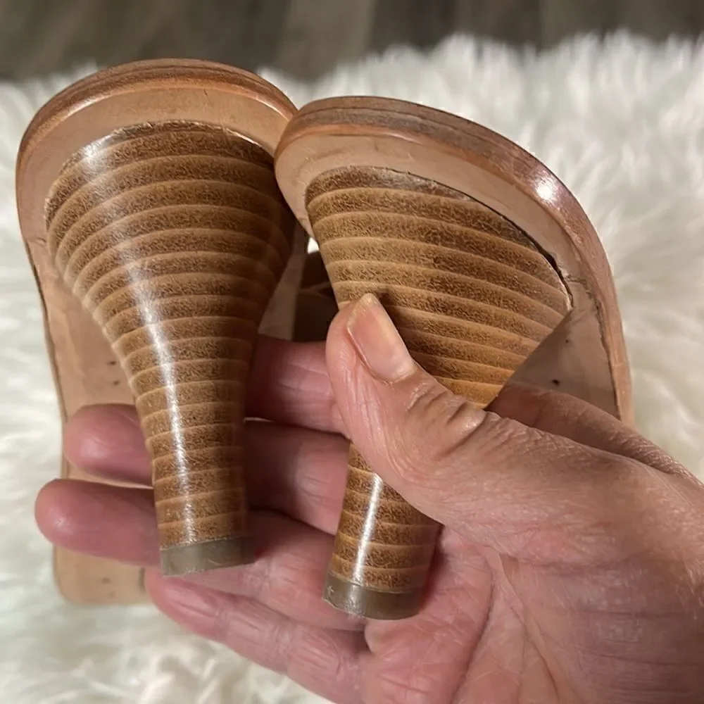 ARTIGIANATO RALLO Leather sandals size 37